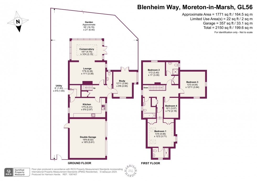 Floorplan for Blenheim Way, Moreton-In-Marsh, GL56