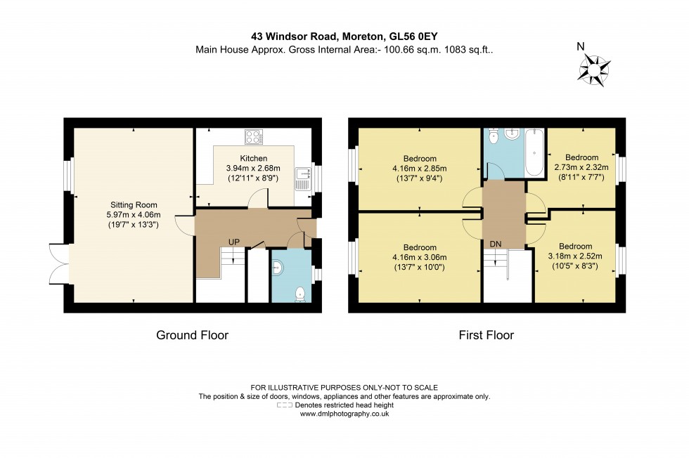 Floorplan for Windsor Road, Moreton-In-Marsh, GL56